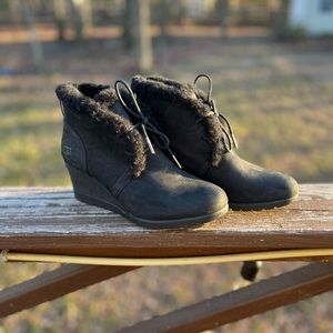UGG Jeovana Waterproof Wedge Booties